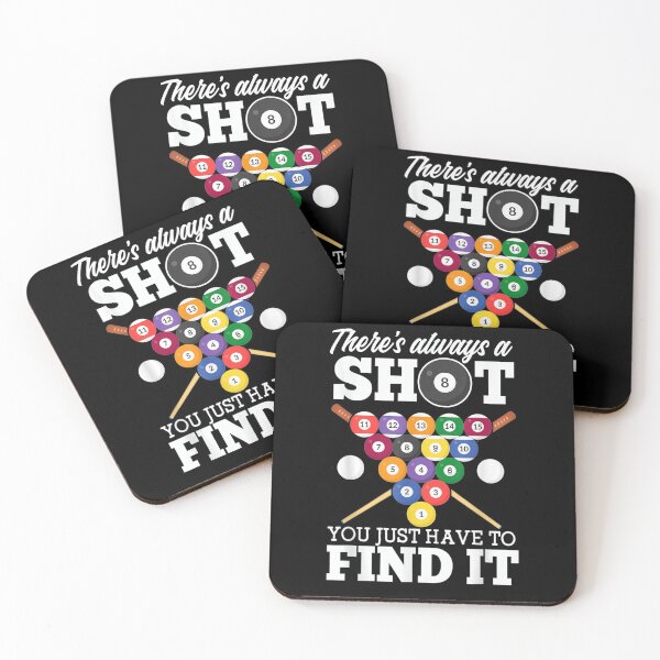 Item preview, Pool Player Skills Billiard 8 Ball There's Always A Shot designed and sold by melisenda.