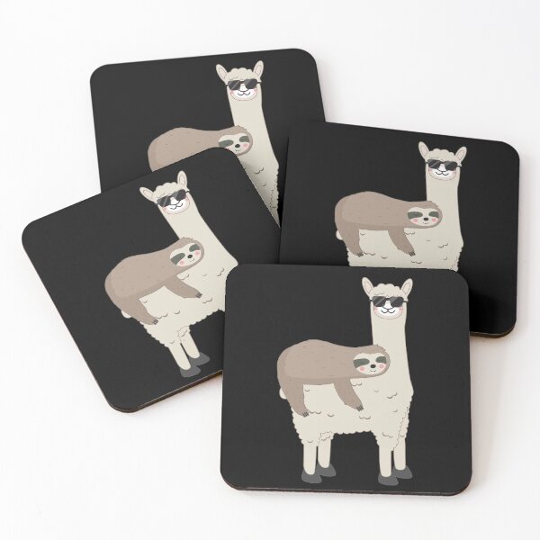 Item preview, Llama and Sloth - Funny Alpaca Sloth Gift designed and sold by Lenny Stahl.