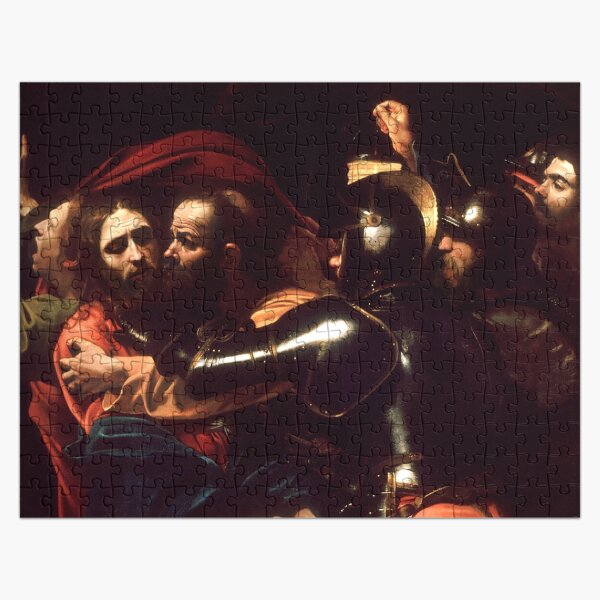 Aperçu de l'œuvre High Res Caravaggio The Taking of Christ 1602 créée et vendue par tiokvadrat.