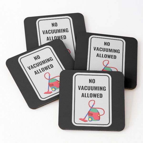 Item preview, No Vacuuming Allowed Fun Cleaning Humor designed and sold by SavvyCleaner.
