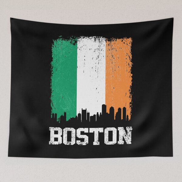 Item preview, Vintage Boston Irish Flag Skyline Pride designed and sold by pixeljamz.