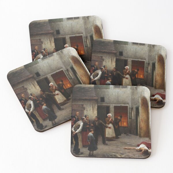 Item preview, Murder in the House - Jakub Schikaneder - 1890 designed and sold by CJET.