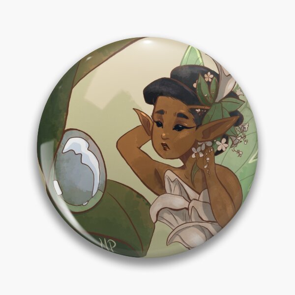 Item preview, Fairy with Droplet Mirror designed and sold by Maggpie-Art.