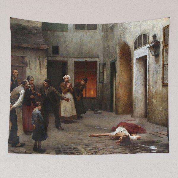 Item preview, Murder in the House - Jakub Schikaneder - 1890 designed and sold by CJET.