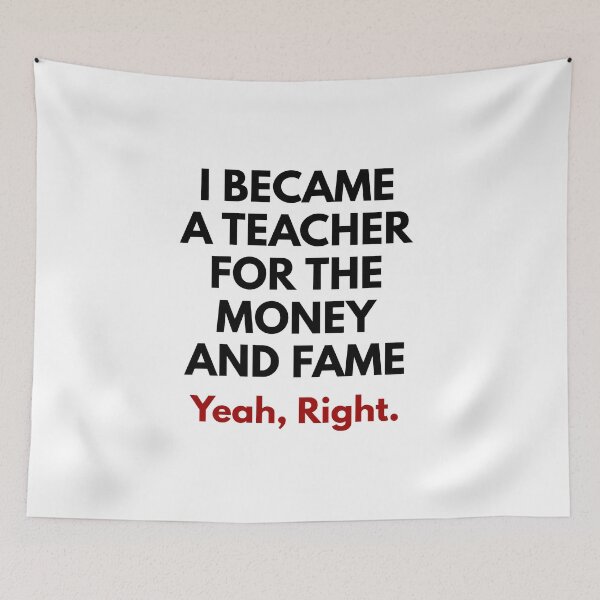 Item preview, Sarcastic Teacher Quote designed and sold by MoonsmileProd.