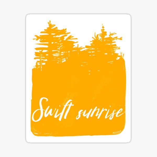 Swift Sunrise Sticker