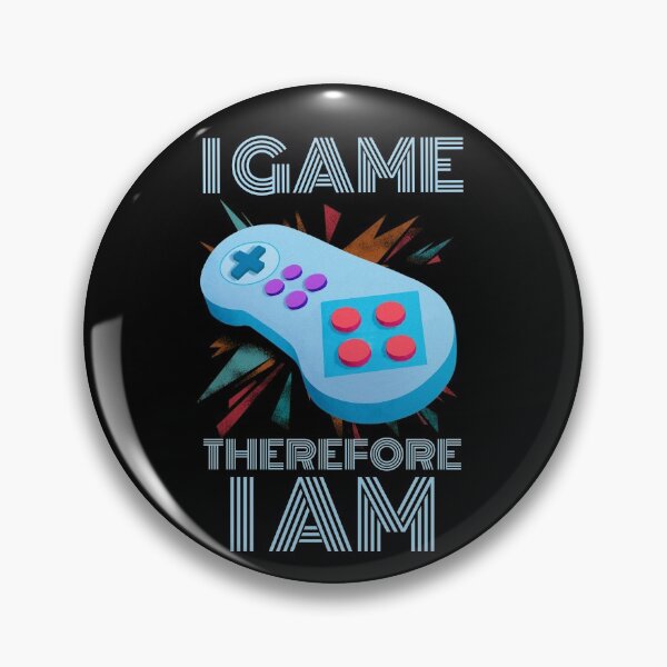 Item preview, I Game Therefore I am - awesome gift for everyone who love playing video games designed and sold by hyggekrog.