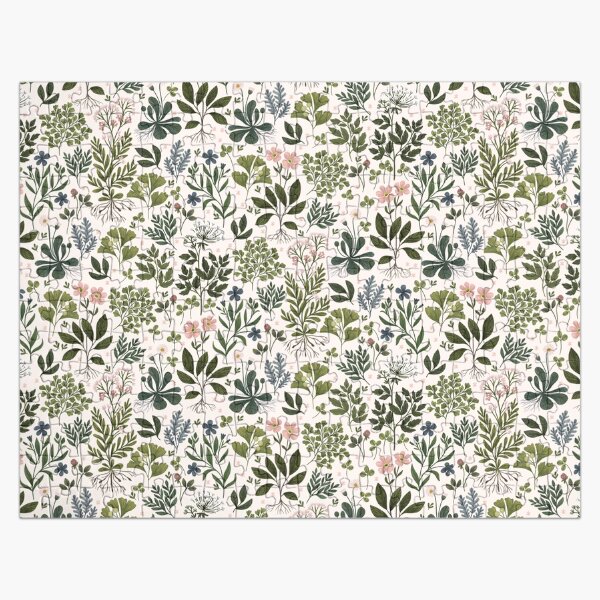 Herbarium Bright Jigsaw Puzzle