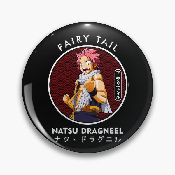 Pin Button Badge Ø25mm 1" Logo Emblem Fairy Tail Shōnen Manga Japon 