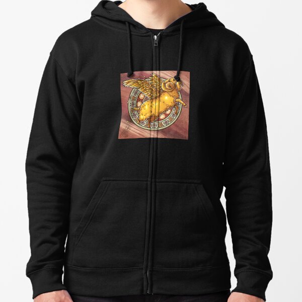 Aries the Ram Zipped Hoodie