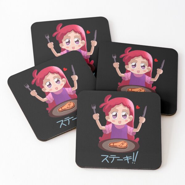 Item preview, Doremi Harukaze from Magical Doremi eating a steak designed and sold by GaiaSoldier.