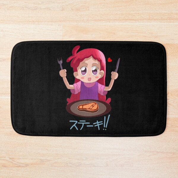 Item preview, Doremi Harukaze from Magical Doremi eating a steak designed and sold by GaiaSoldier.