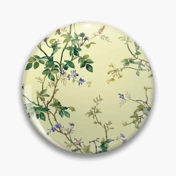 Item preview, Copy of Water Floral Leaves Pattern_Yellow designed and sold by MirabellStories.