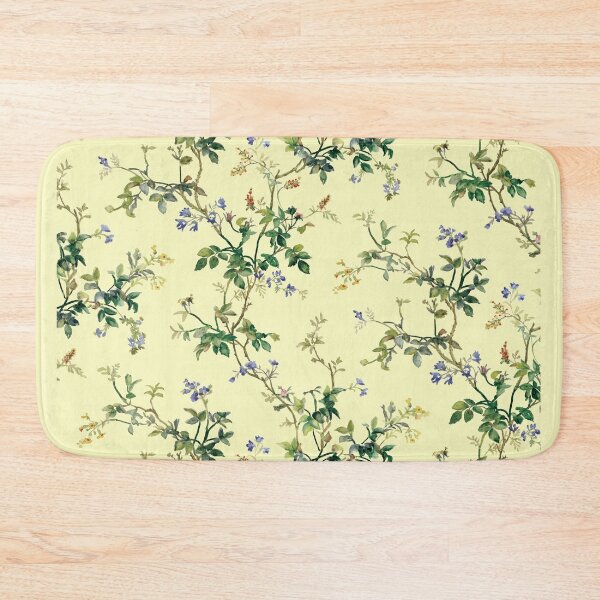 Item preview, Copy of Water Floral Leaves Pattern_Yellow designed and sold by MirabellStories.