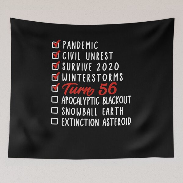 Item preview, Funny 56th Birthday Gift I 56 Years I Anticipating Checklist designed and sold by melisenda.