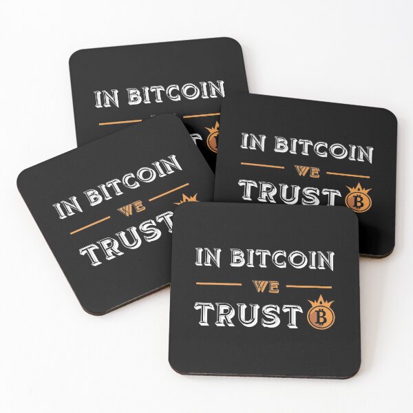 Item preview, In Bitcoin We Trust Crypto Money Cryptocurrency Btc Coin designed and sold by pannolinno.
