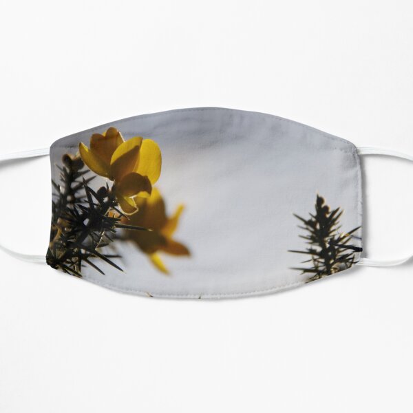 Yellow Gorse Dragons Flat Mask