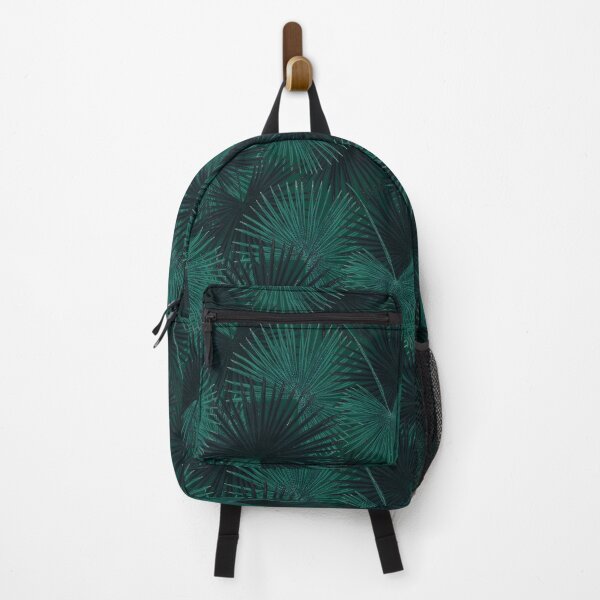 Item preview, Tropical seamless stylized concept digital print with  tropical green leaves, areca, banana leaves, rainforest plants. designed and sold by ANAKOTO.