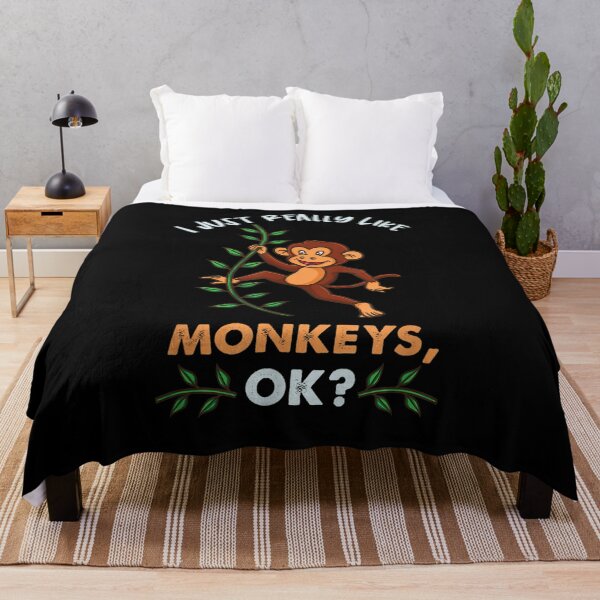 Item preview, I Just Really Like Monkeys Ok Monkey Lover designed and sold by melisenda.