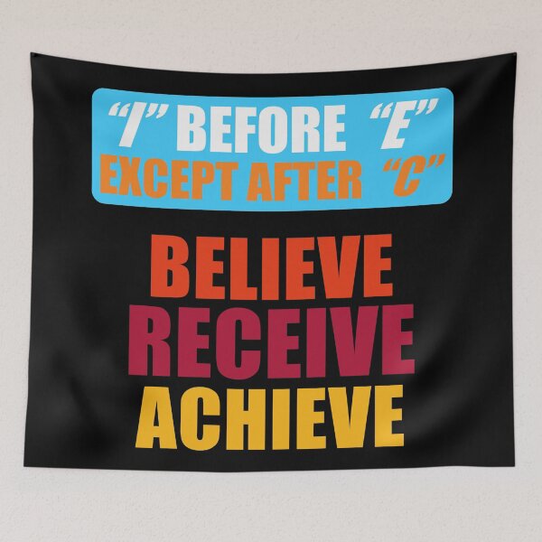 Item preview, GRAMMAR POLICE I BEFORE E EXCEPT AFTER C designed and sold by Cr1sV.