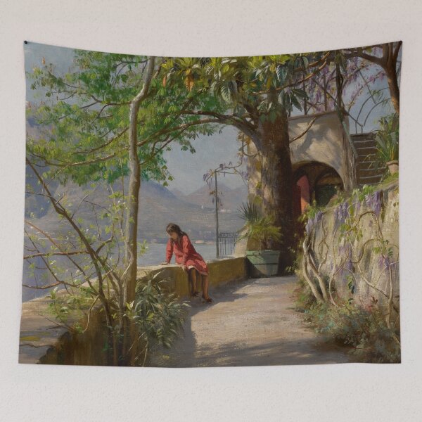 Item preview, Summer in Varenna, Italy - Peder Monsted designed and sold by CJET.