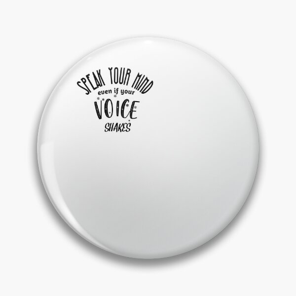 Item preview, Speak Your Mind Even If Your Voice Shakes Rbg Ruth Bader Ginsburg Feminist Resist Quote Essential T-Shirt designed and sold by myrstyle.