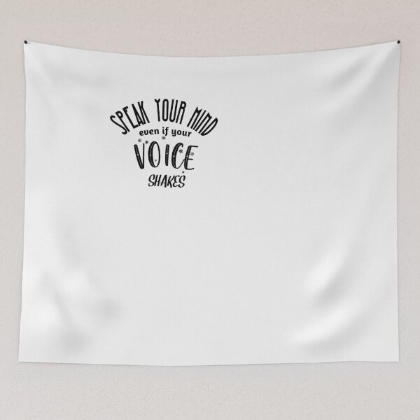 Item preview, Speak Your Mind Even If Your Voice Shakes Rbg Ruth Bader Ginsburg Feminist Resist Quote Essential T-Shirt designed and sold by myrstyle.