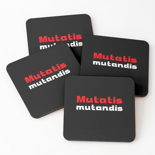 Item preview, Mutatis mutandis designed and sold by T-paw.