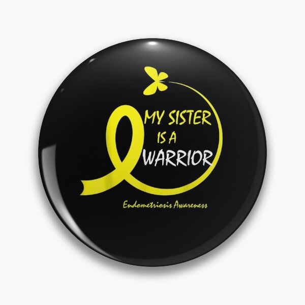 Item preview, Butterfly Yellow Gift Endometriosis Warrior Sister Awareness designed and sold by melisenda.