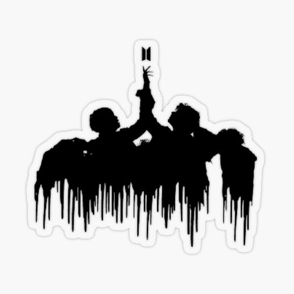 Artikel-Vorschau von BTS Fake Love Aufkleber, designt und verkauft von hyunjins-boo.
