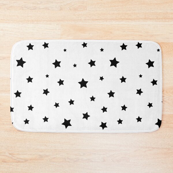 Item preview, Black mini stars pattern designed and sold by Green Sky.