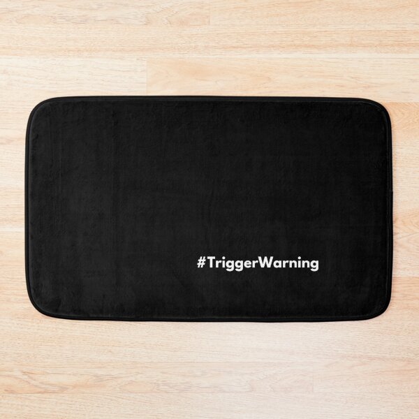 Item preview, Hashtag Trigger Warning designed and sold by HashtagZone.