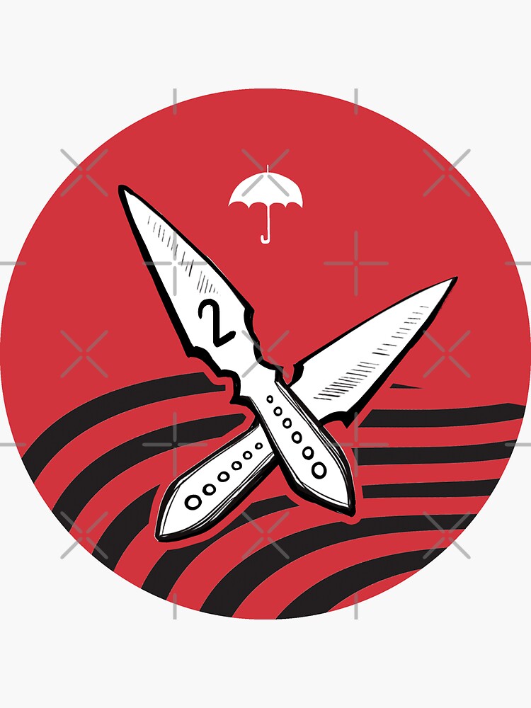 Umbrella Academy Number 2 The Kraken Sticker By Makemoreart Redbubble