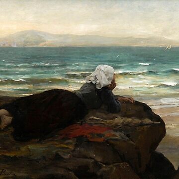 Artwork thumbnail, The Cliff - Jules Breton by CJET