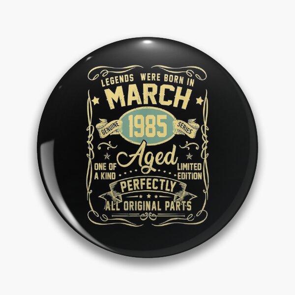 Item preview, Legends Were Born In March 1985 36th Birthday Gifts designed and sold by melisenda.