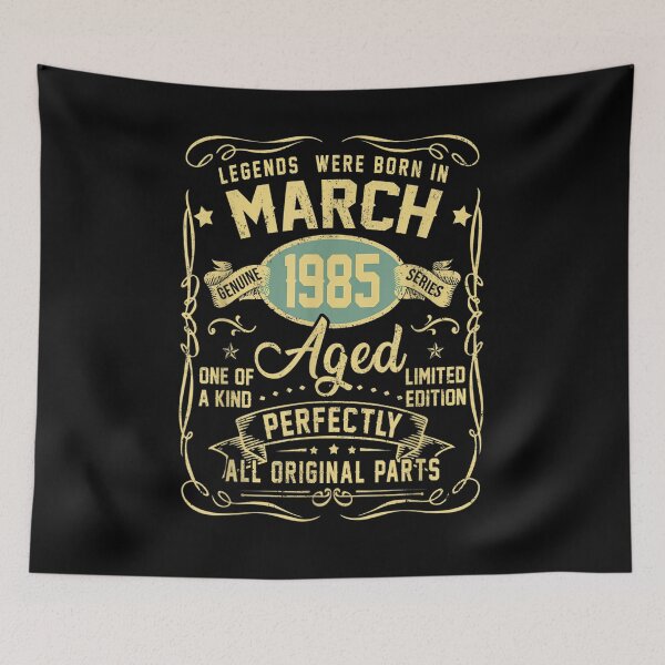 Item preview, Legends Were Born In March 1985 36th Birthday Gifts designed and sold by melisenda.