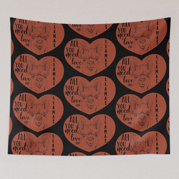 Item preview, All You Need Is Love And Llamas Funny Animal Alpaca designed and sold by OmmeDesigns.