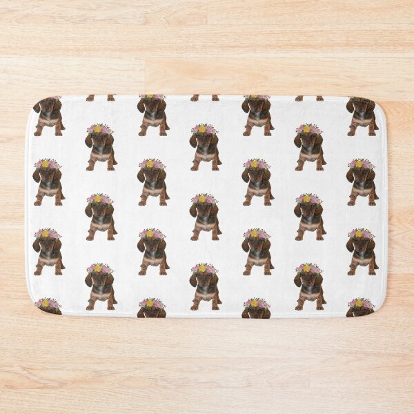 Item preview, Dachshund Flower Crown designed and sold by elameladesigns.