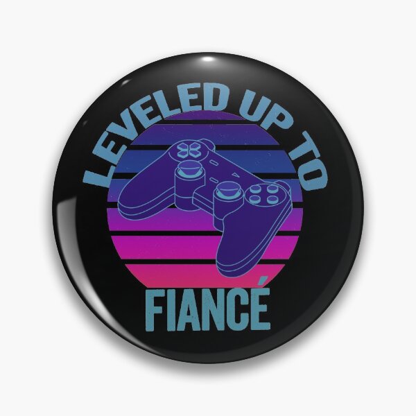 Item preview, Leveled up to fiance - awesome gift newly engaged boy gamer designed and sold by hyggekrog.