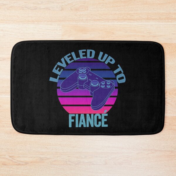 Item preview, Leveled up to fiance - awesome gift newly engaged boy gamer designed and sold by hyggekrog.