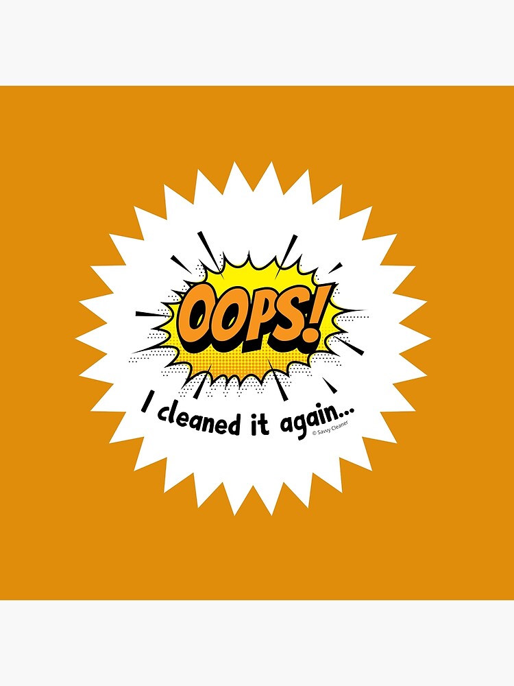 Thumbnail 4 of 4, Pillow, Oops I Cleaned it Again Fun Housekeeping Lady Gifts designed and sold by SavvyCleaner.