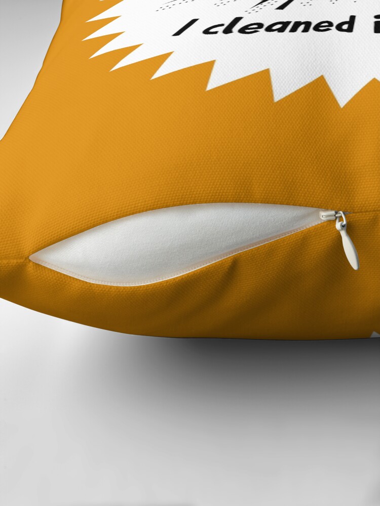 Thumbnail 2 of 4, Pillow, Oops I Cleaned it Again Fun Housekeeping Lady Gifts designed and sold by SavvyCleaner.