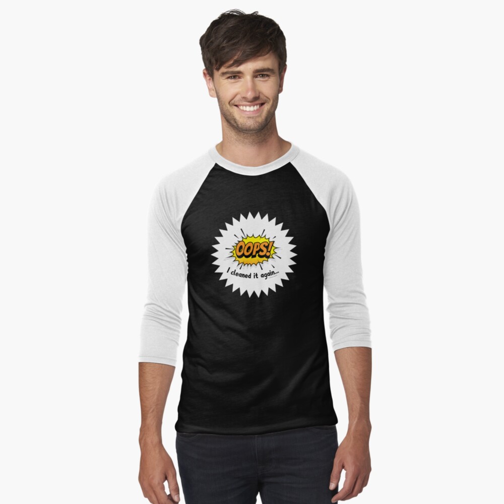 Item preview, Baseball ¾ Sleeve T-Shirt designed and sold by SavvyCleaner.
