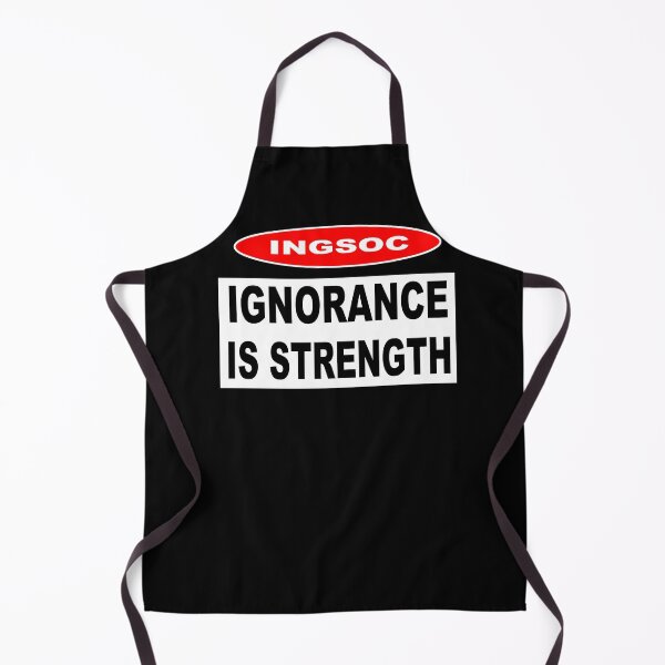 Item preview, INGSOC LABEL - IGNORANCE IS STRENGTH designed and sold by sociographix.