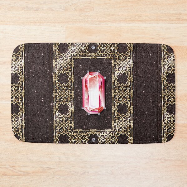 Item preview, Old Magical Fantasy Cover Spell Book Gold Red Gem designed and sold by Jolly-Yosei.
