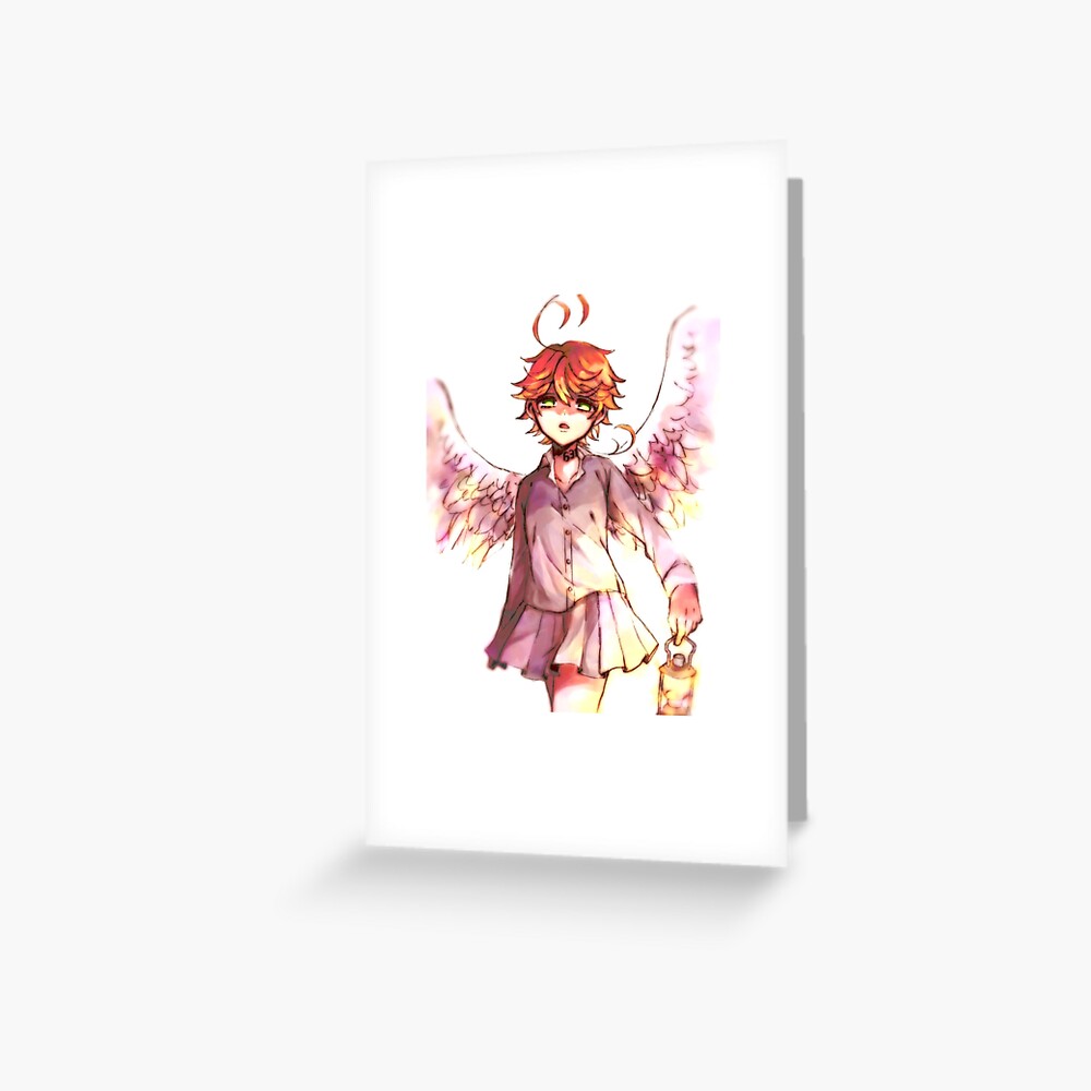 Intelligent Gilda - The Promised Neverland Greeting Card by Anna Blonwell