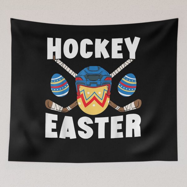 Item preview, Hockey Easter Bunny Egg Hunting Christian Coach Player designed and sold by melisenda.