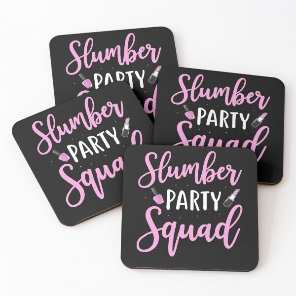 Item preview, Funny Slumber Party Squad Sleepover Pajama Nails And Makeup  designed and sold by Best Designer.
