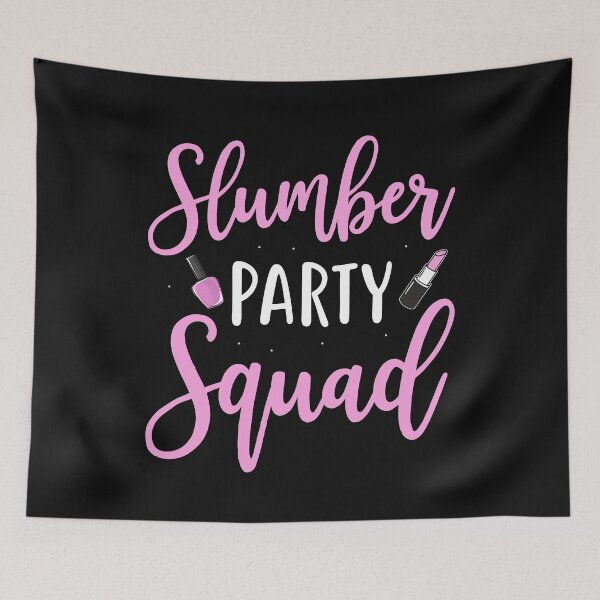 Item preview, Funny Slumber Party Squad Sleepover Pajama Nails And Makeup  designed and sold by Best Designer.