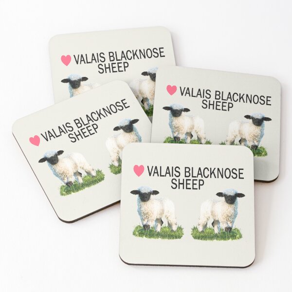 Item preview, Love Valais Blacknose Sheep with Text designed and sold by Jane Stanley Photography.